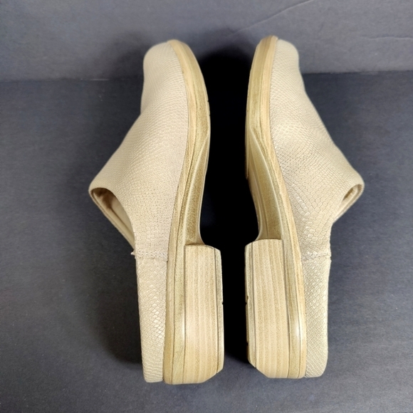 NAOT Lodos Women's Beige Lizard Leather Slip On Loafer Shoe Size 10-10.5 - Picture 6 of 9